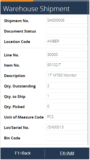 Confirm different serial no.