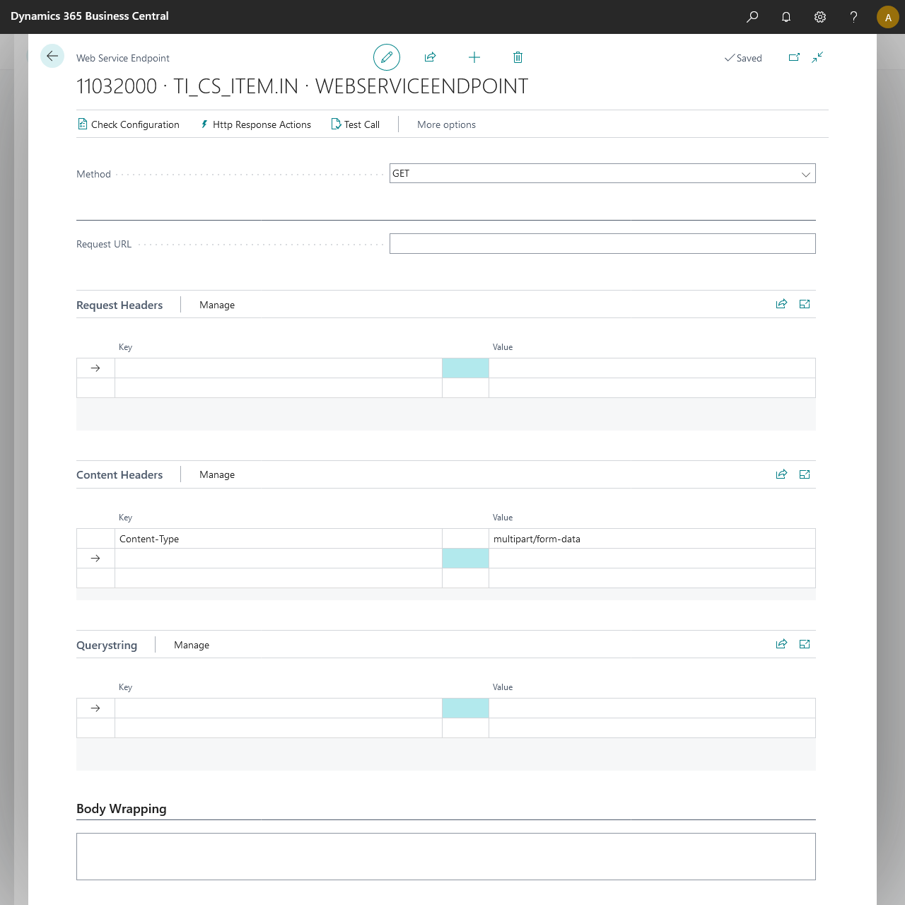 WebServiceEndpointSetup