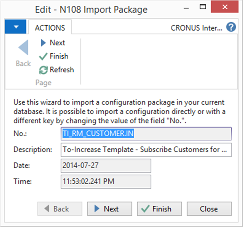 CI Import