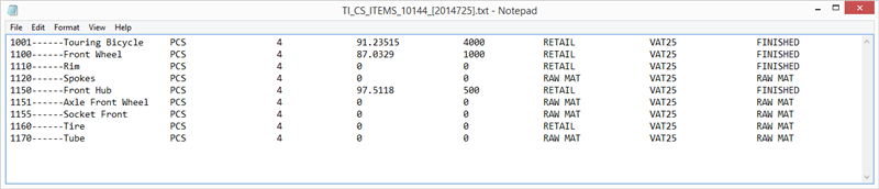 Item Out Result