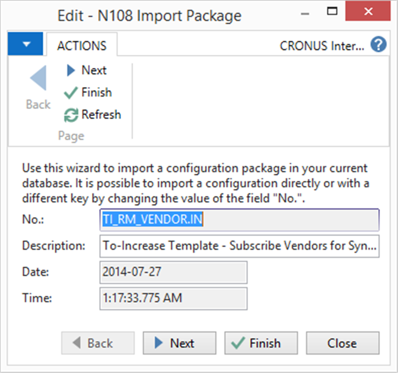 VI Import