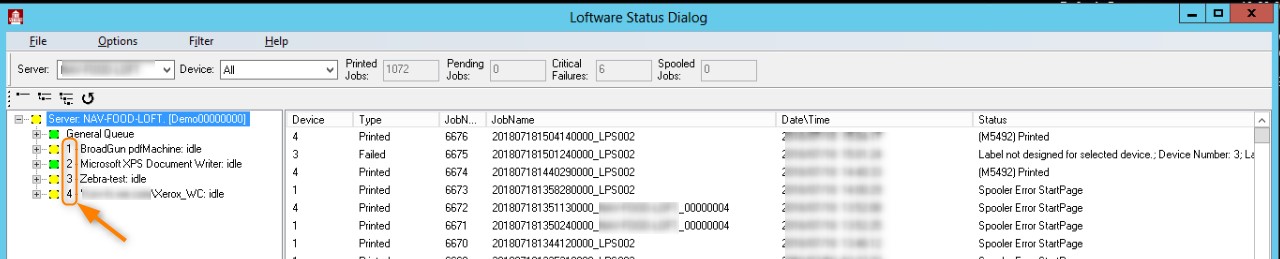 Loftware Printers